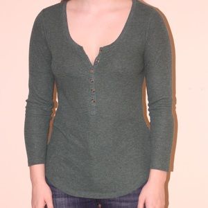 Green Long-Sleeved Shirt